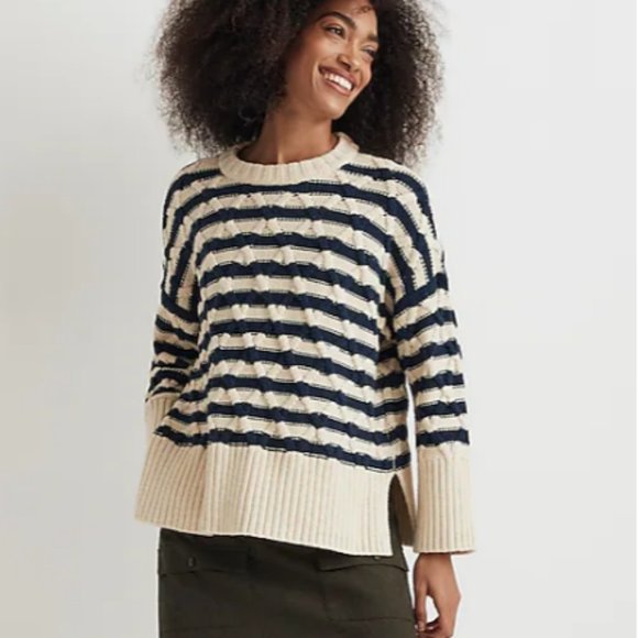 Madewell Sweaters - Madewell Nautical Chunky Sweater